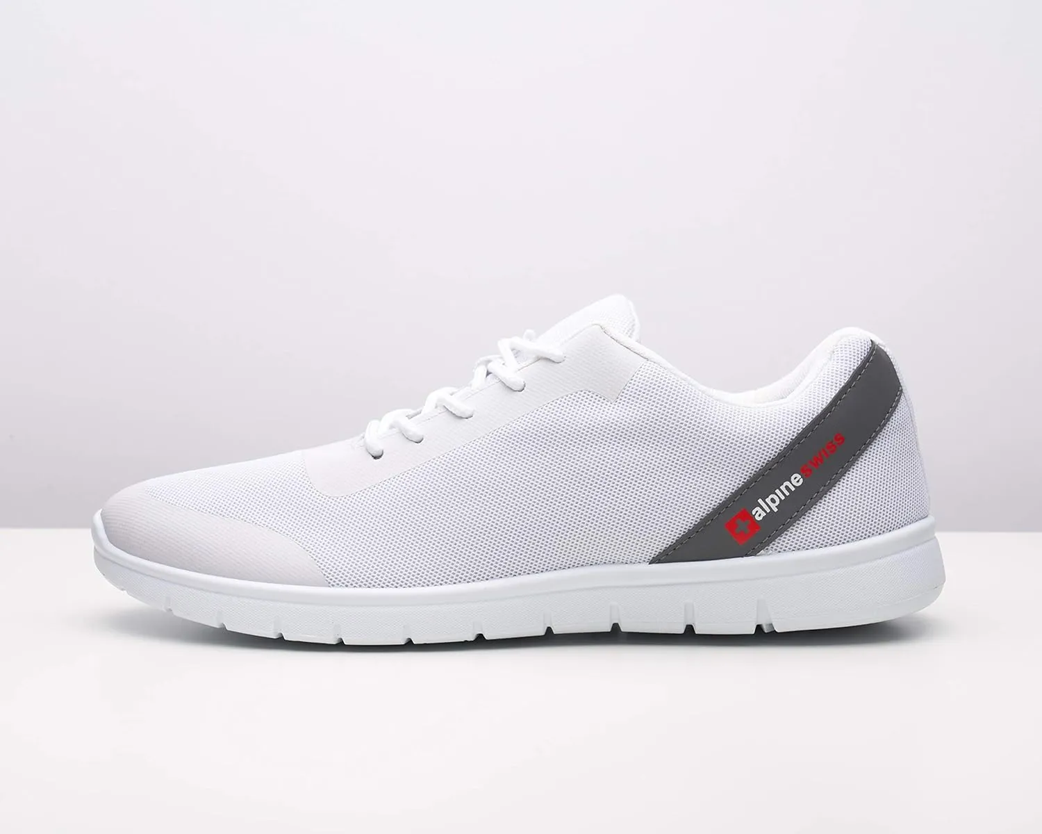 Alpine Swiss Lewis Mesh Sneakers Breathable Lightweight Fashion Trainers