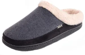 Alpine Swiss Paul Mens Memory Foam Fleece Clog Slippers House Shoes