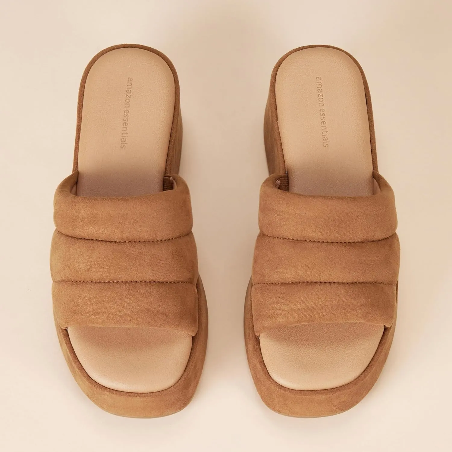 Amazon Essentials Women's Platform Slide On Sandal
