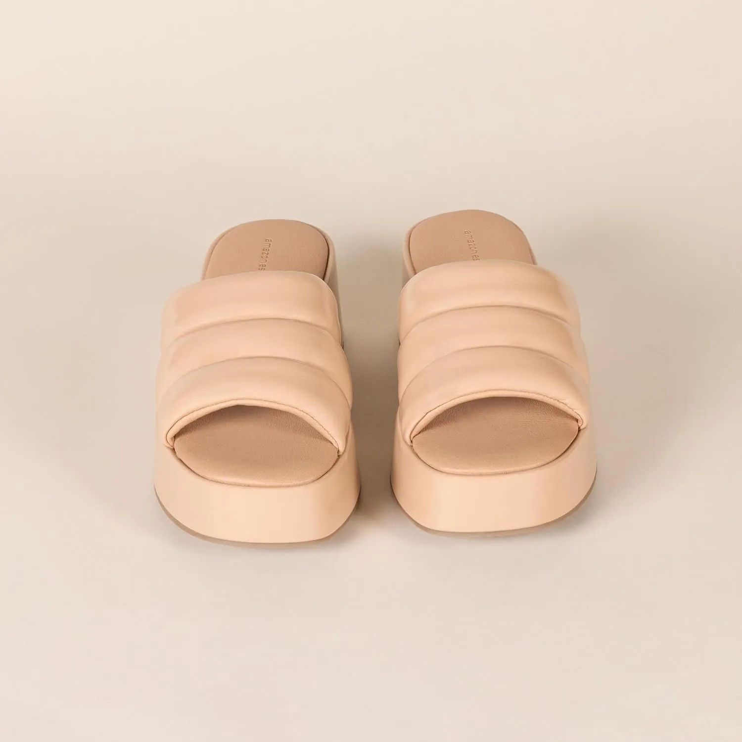 Amazon Essentials Women's Platform Slide On Sandal