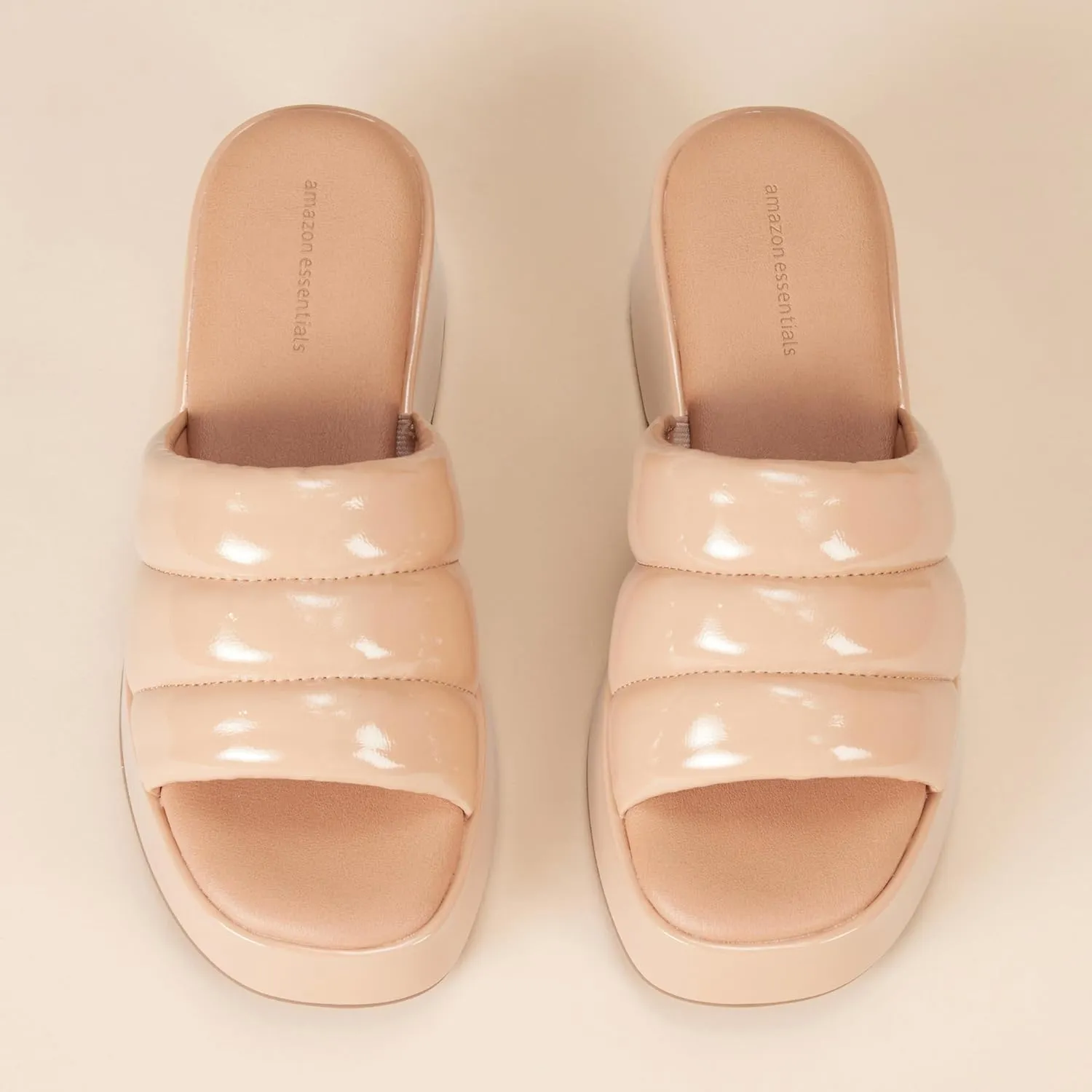 Amazon Essentials Women's Platform Slide On Sandal