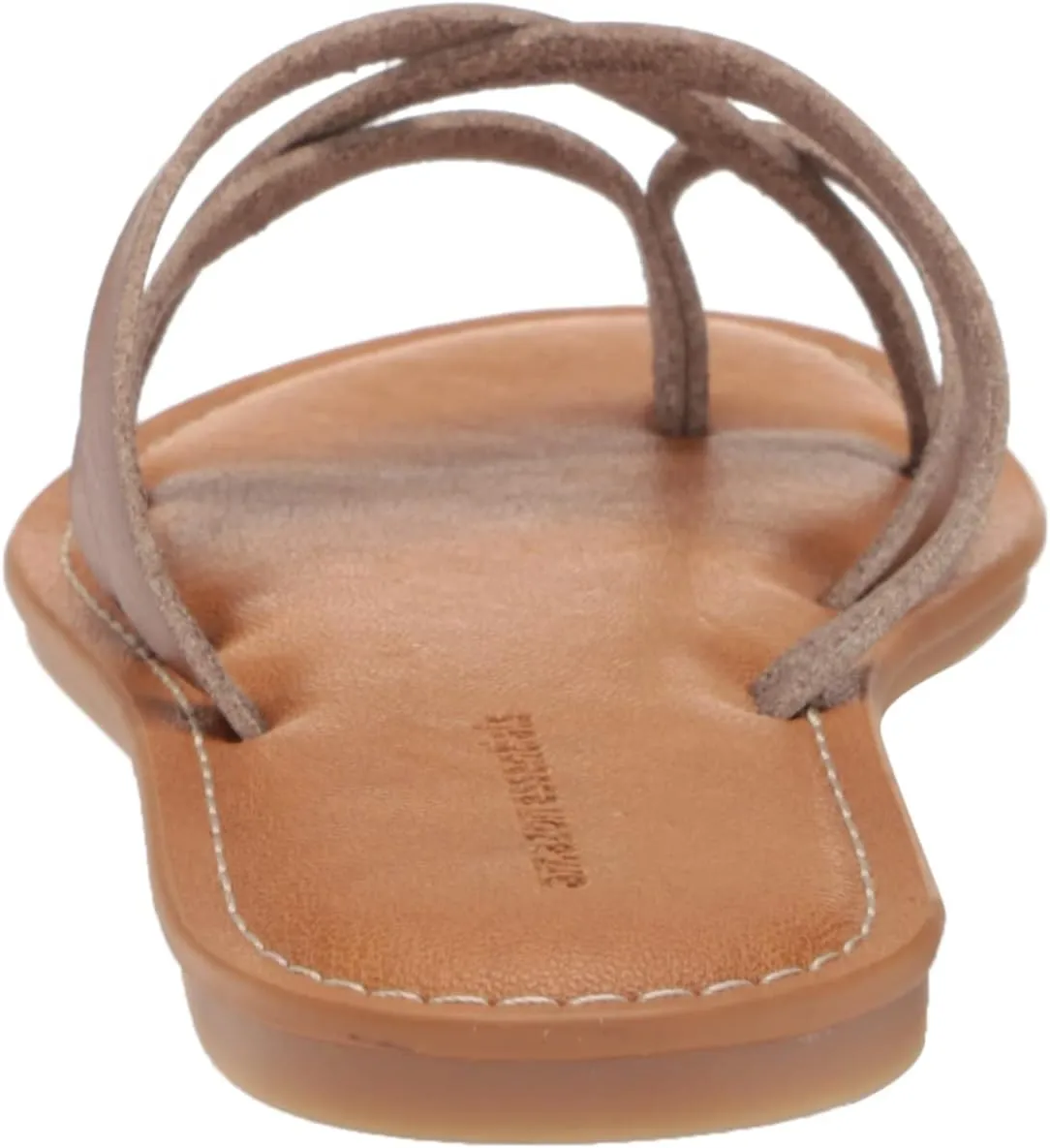 Amazon Essentials Women's Strappy Slide Flat Sandal