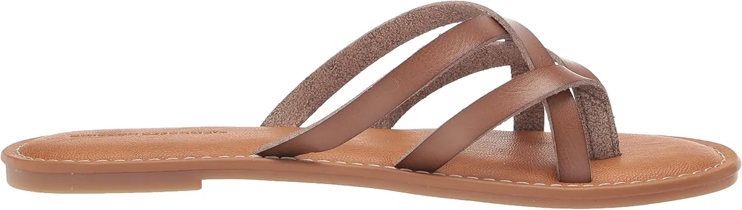 Amazon Essentials Women's Strappy Slide Flat Sandal