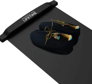 American Lifetime Slide Board - Workout Board for Fitness Training and Therapy with Shoe Booties and Carrying Bag Included
