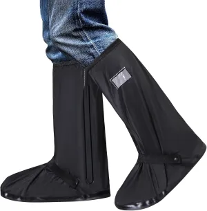 Anti-Slip Waterproof Shoe Covers - Durable, Foldable, Thickened Sole, Unisex, Ideal for Rain, Hiking, Cycling, Mud & Snow
