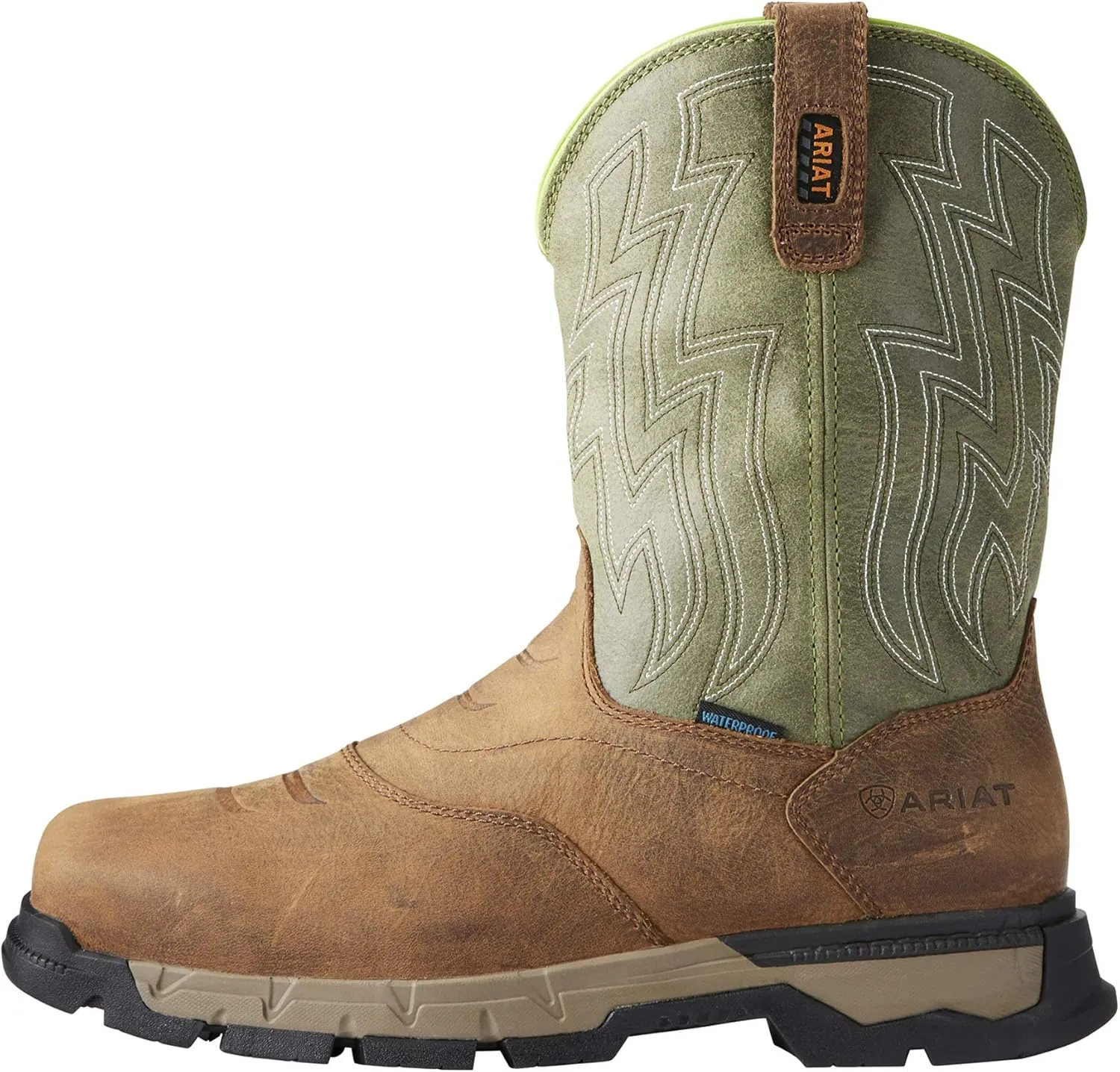 Ariat Heritage Roughstock Western Boot - Men's Square Toe Leather Work Boot