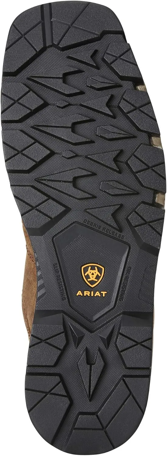 Ariat Heritage Roughstock Western Boot - Men's Square Toe Leather Work Boot