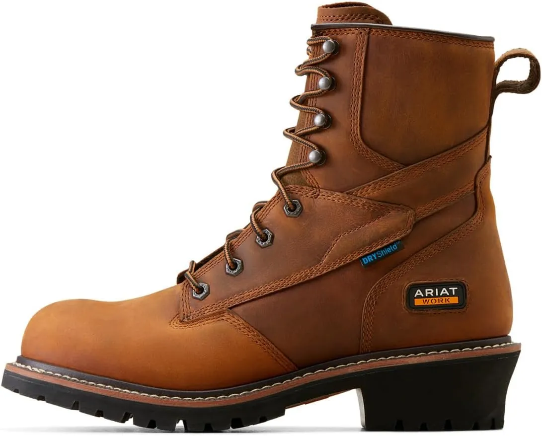 Ariat Men's Logger Shock Shield Waterproof Work Boot