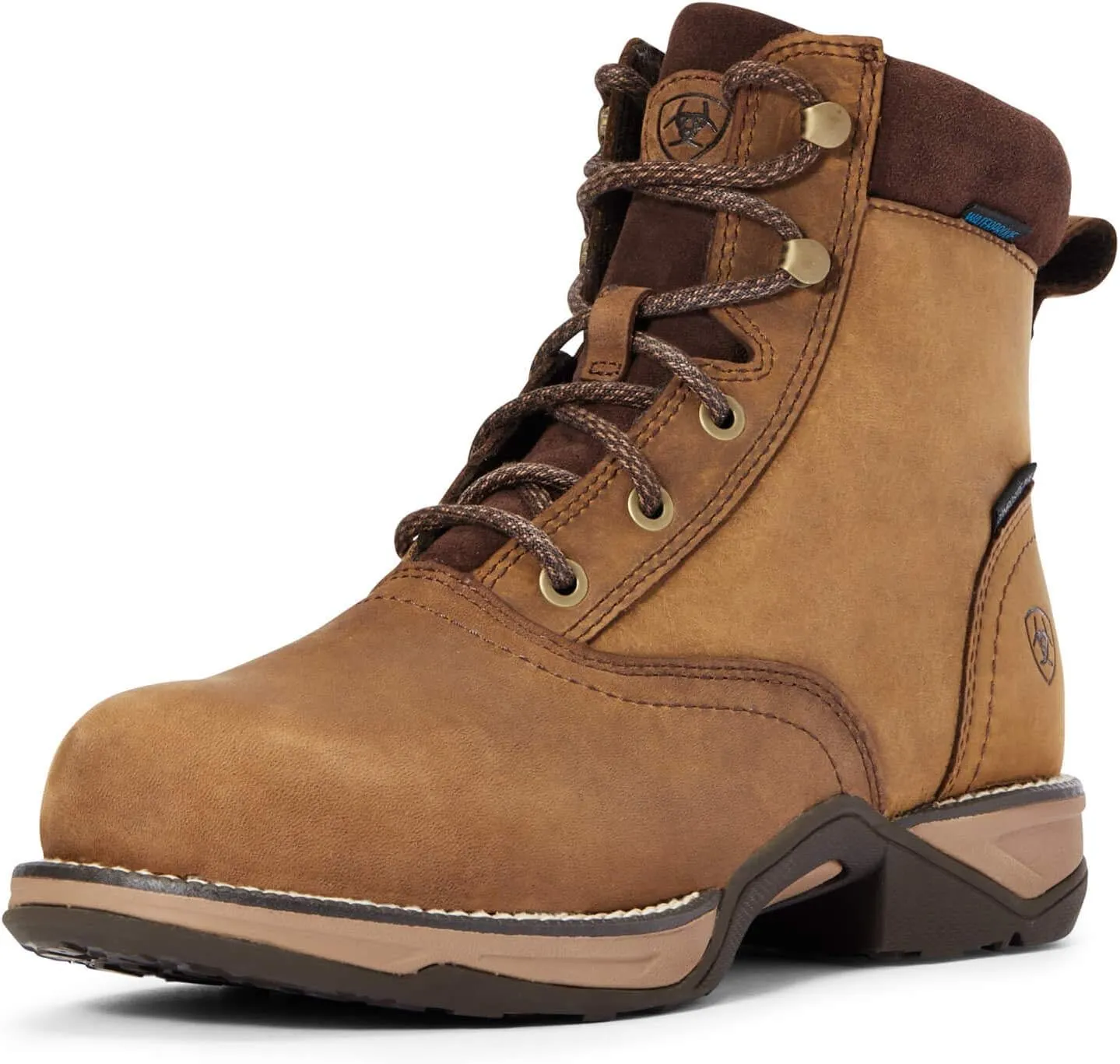 Ariat Women's Anthem Round Toe Lacer Waterproof Boot