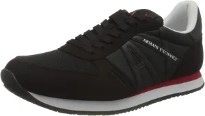Armani Exchange Men's Micro Suede Multicolor Sneakers