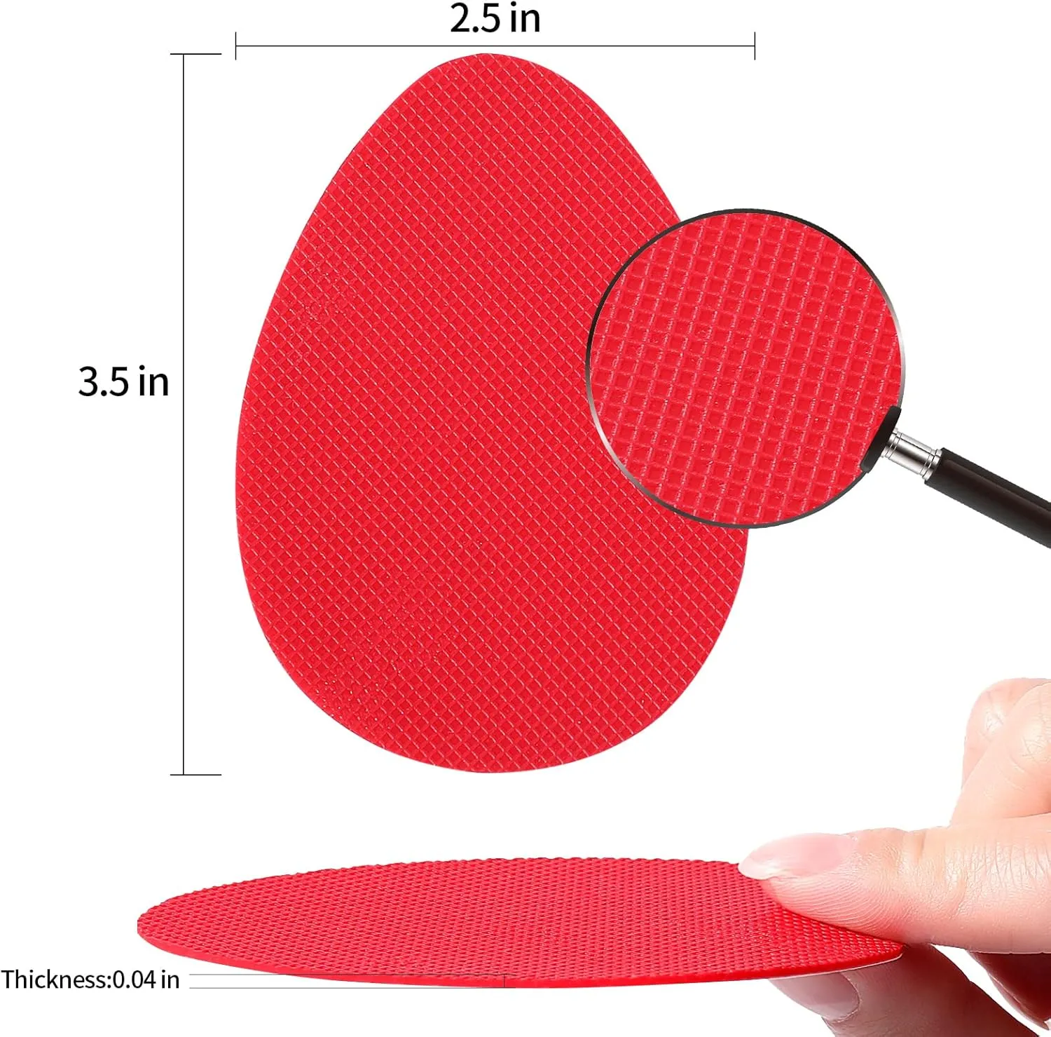 Ashoesert's Shoe Sole Protector for Heels,Shoe Grips on Bottom of Shoes, Anti Slip Shoe Grips,Non Slip Shoe Pads,Non Slip Pads for Shoes, Shoe Gummies for Heels