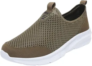 Athletic Fashion Sneakers for Men Comfortable Breathable Stretch Canvas Slip On Sneaker Casual Stretch Sneaker