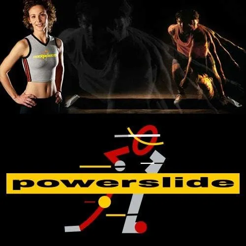 Athletic Innovation, Inc. 10ft Powerslide Slide Board Lateral Exercise Trainer (X-Large Booties)