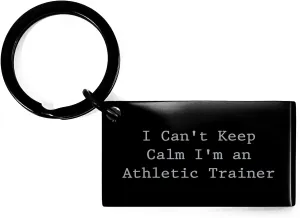 Athletic Trainer Gifts Funny Quote Keychain Birthday Unique