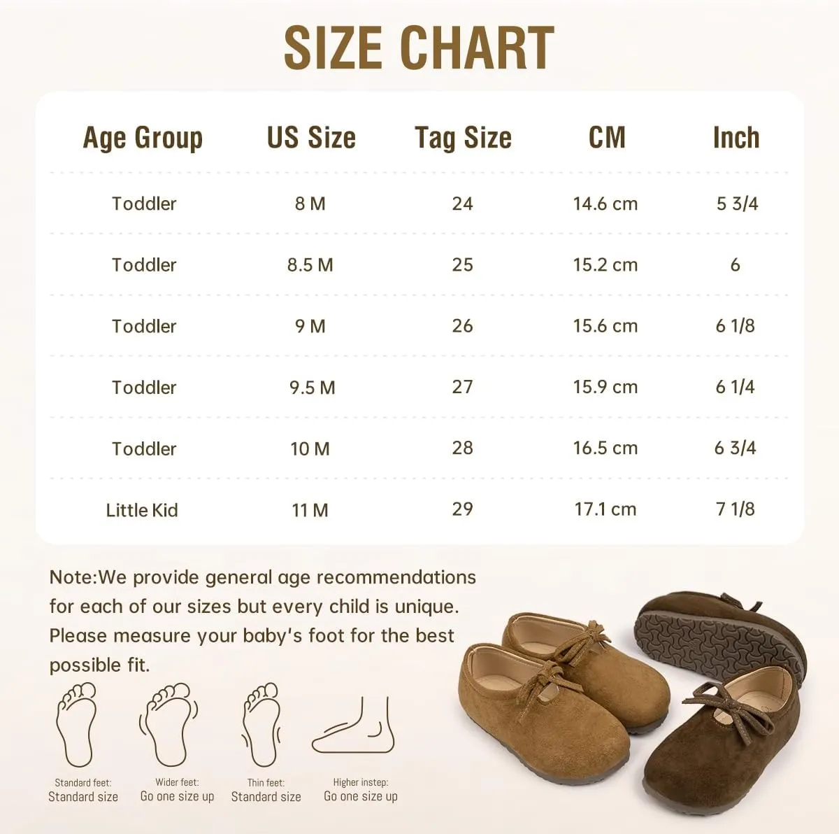 Babelvit Kids Girls Dress Shoes Suede Potato Shoes Toddler Little Kid Bow Flower Girl Wedding Party Flat Shoes