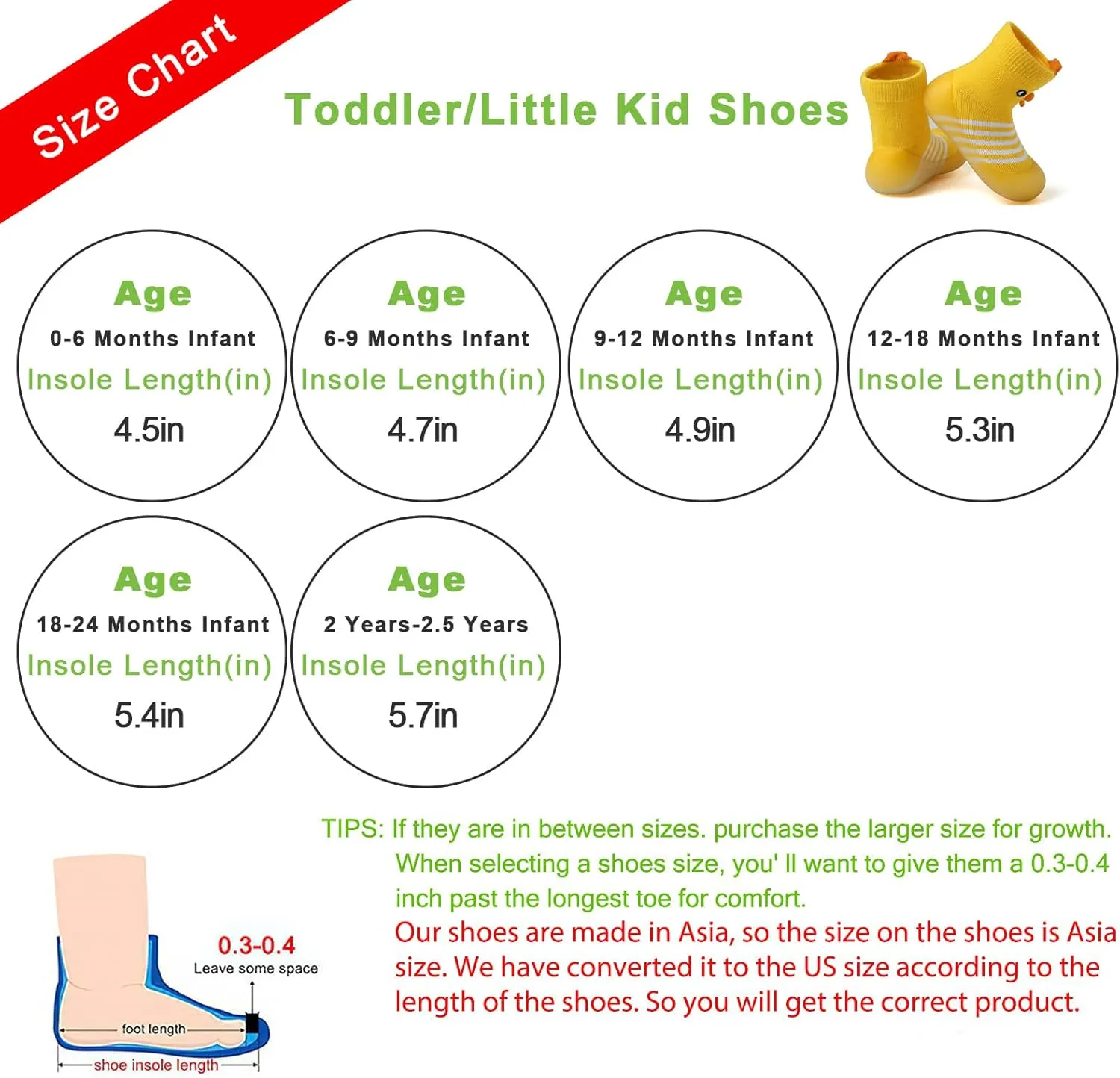 Baby Sock Shoes Toddler Cartoon Soft Rubber Sole Non Slip Indoor Floor Slipper for Infant Boys Girls