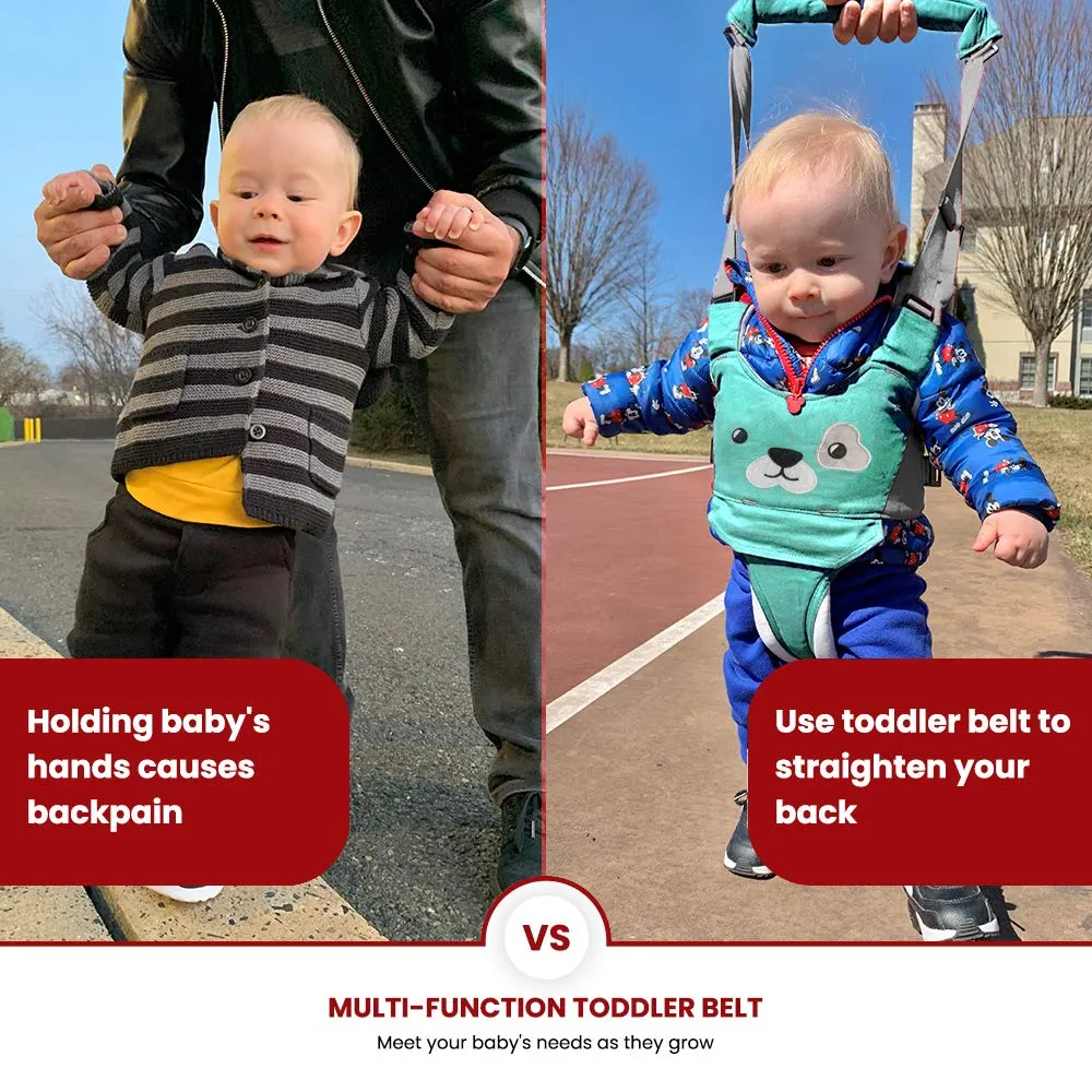 Baby Walking Harness - Handheld Kids Walker Helper - Toddler Infant Walker Harness Assistant Belt - Child Baby Walk Learning Help Support Assist Trainer Tool - for 7-24 Month Old