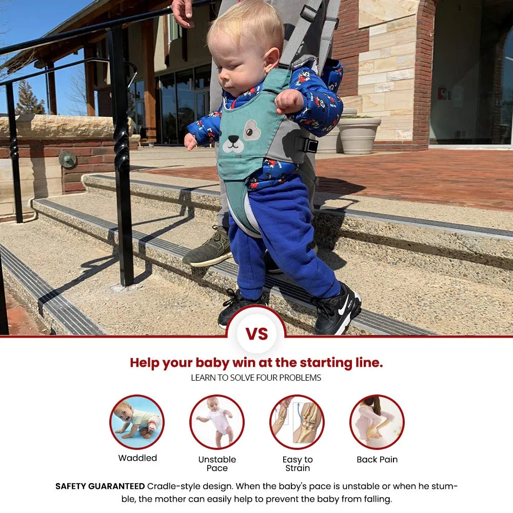 Baby Walking Harness - Handheld Kids Walker Helper - Toddler Infant Walker Harness Assistant Belt - Child Baby Walk Learning Help Support Assist Trainer Tool - for 7-24 Month Old