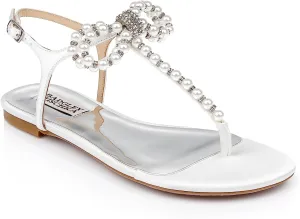 Badgley Mischka Women's Fayth Flat Sandal