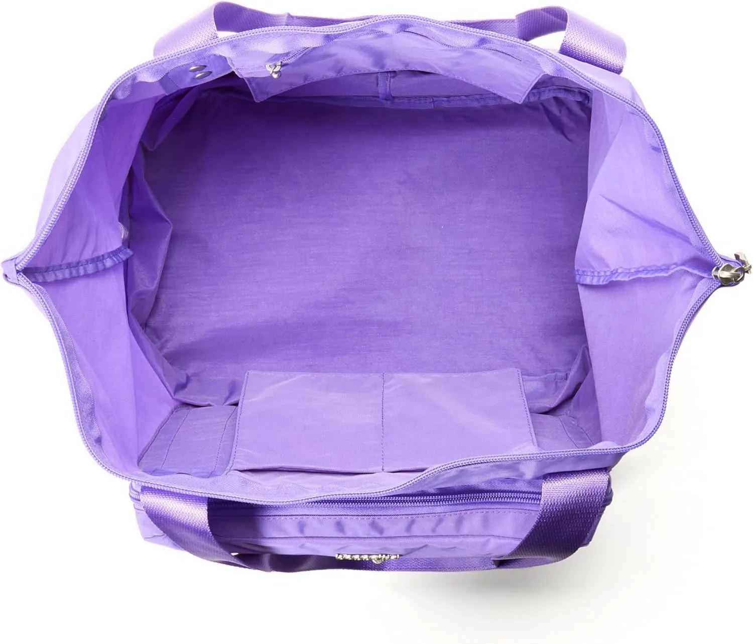 Baggallini Carryall Expandable Lightweight Travel Tote 22" Packable Folding Compact Nylon Washable Weekender w/Luggage Sleeve