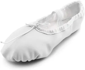 Ballerina Dance Shoes for Toddler Girls Kids Ballet Leather Split Sole Shoes for Toddler/Little Kid/Big Kid