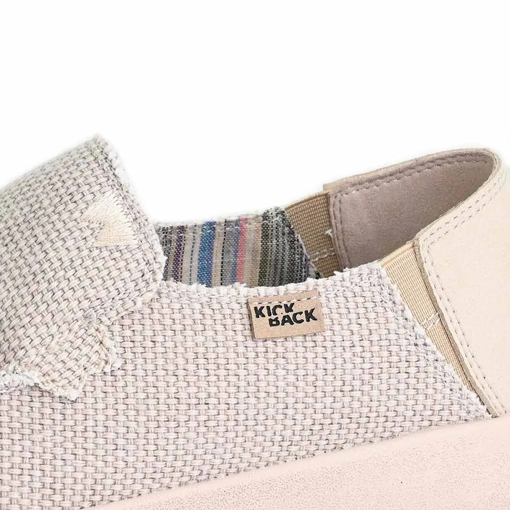 Barbeach Woven Canvas Off White