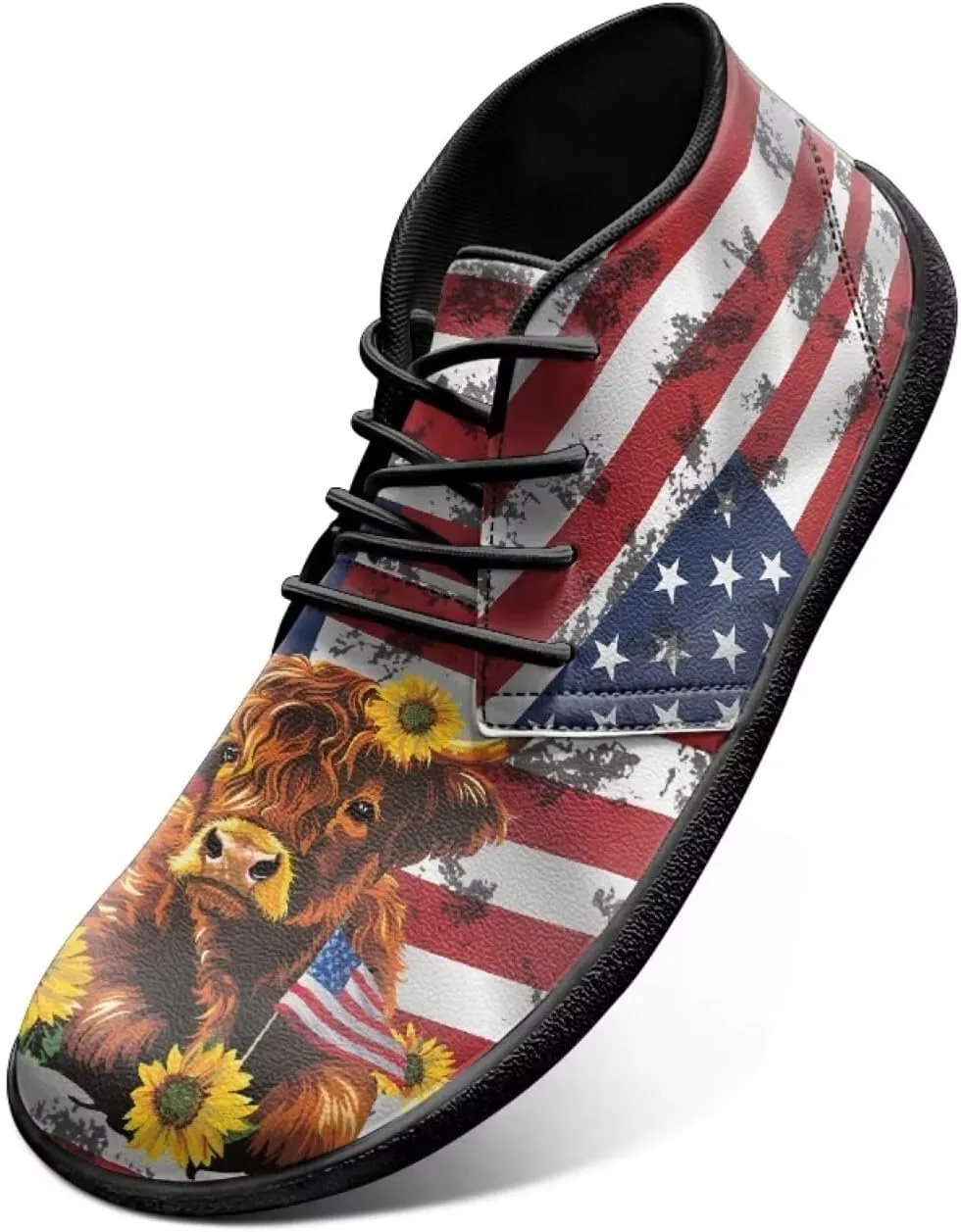 Barefoot Shoes for Men Wide Toe Box Boots for Walking Anti Slip Zero Drop Sole Running Sneakers