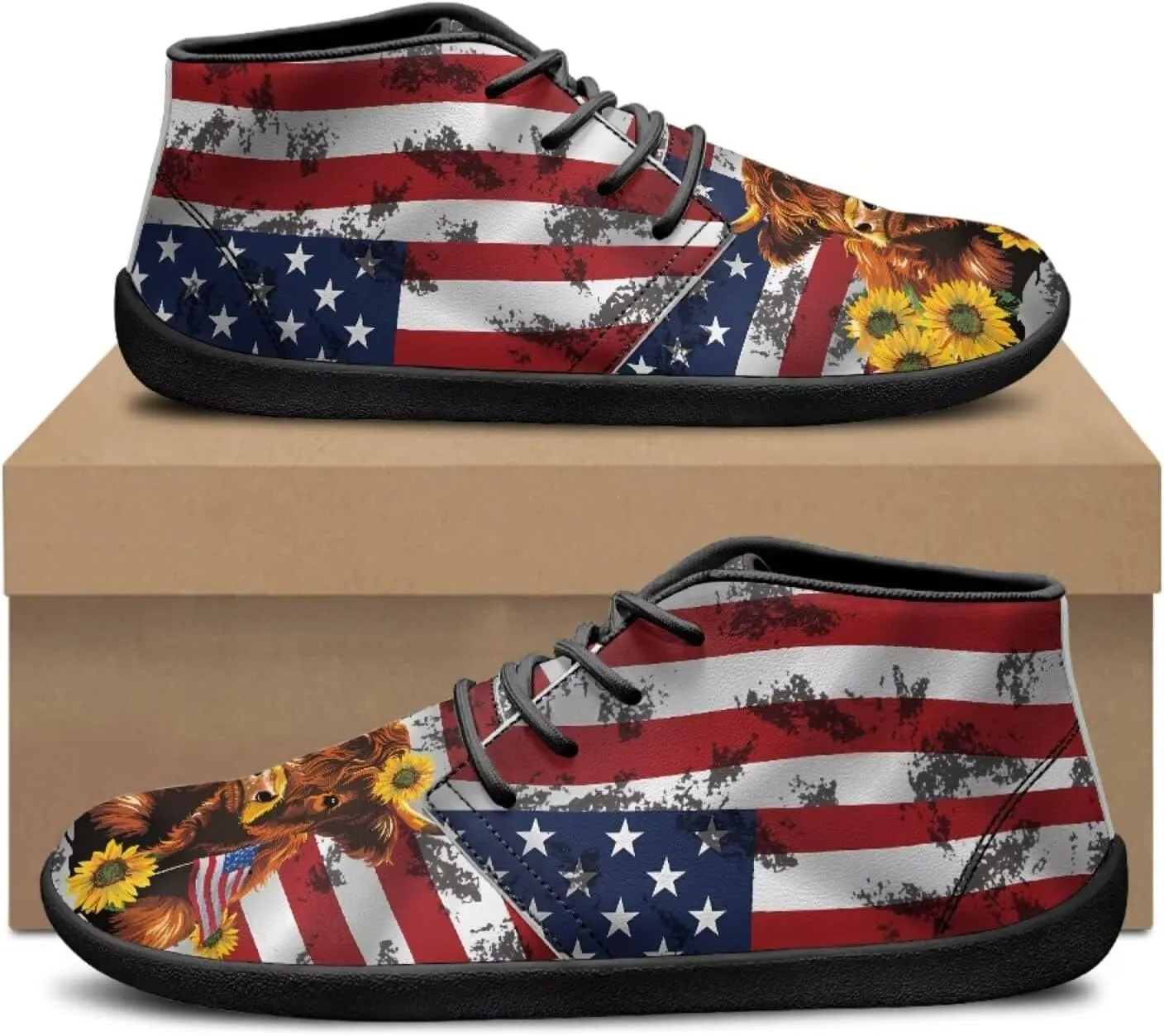Barefoot Shoes for Men Wide Toe Box Boots for Walking Anti Slip Zero Drop Sole Running Sneakers
