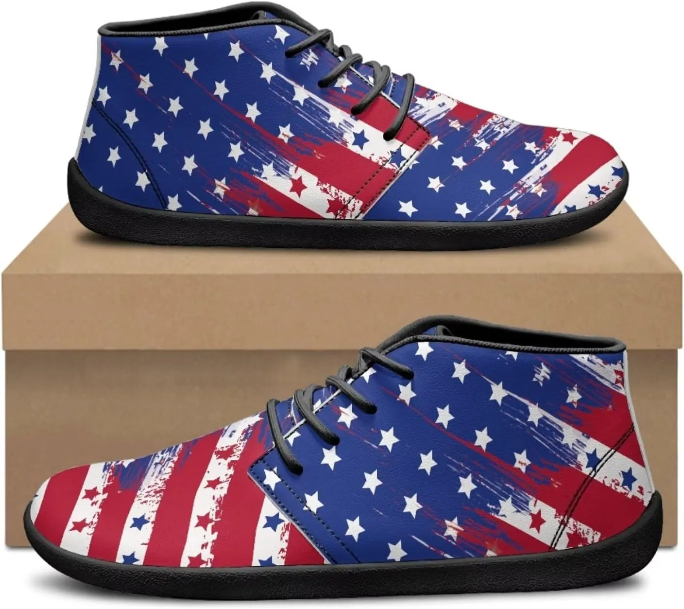 Barefoot Shoes for Men Wide Toe Box Boots for Walking Anti Slip Zero Drop Sole Running Sneakers