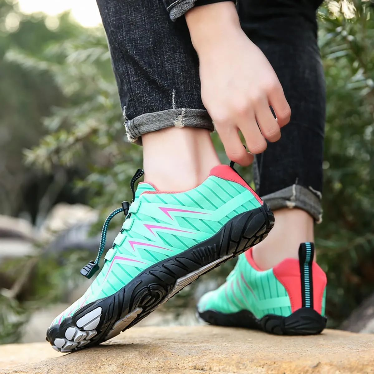 Barefoot Shoes Men Women Wide Toe Box Minimalist Cross Trainer Zero Drop Sole Casual Trail Running Hiking Sneakers