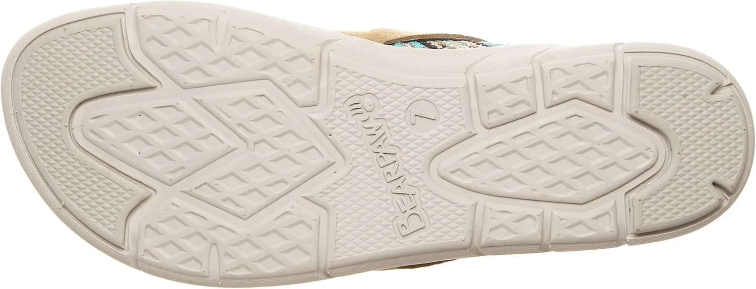 BEARPAW Women's Dakota Multiple Colors | Women's Flip Flop Sandal | Women's Shoe | Comfortable & Lightweight