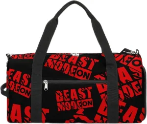 Beast Mode On Sports Gym Bag With Shoes Compartment Lightweight Duffel Carryon Overnight Travel Pack