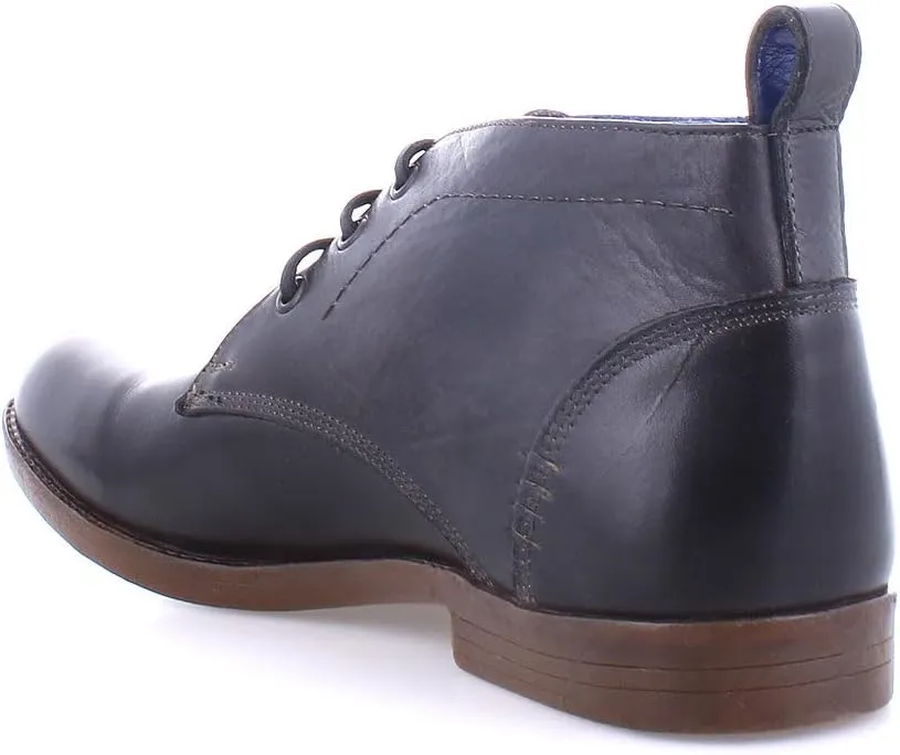Bed Stu Men's Illiad Leather Chukka Boot, Black, 11.5