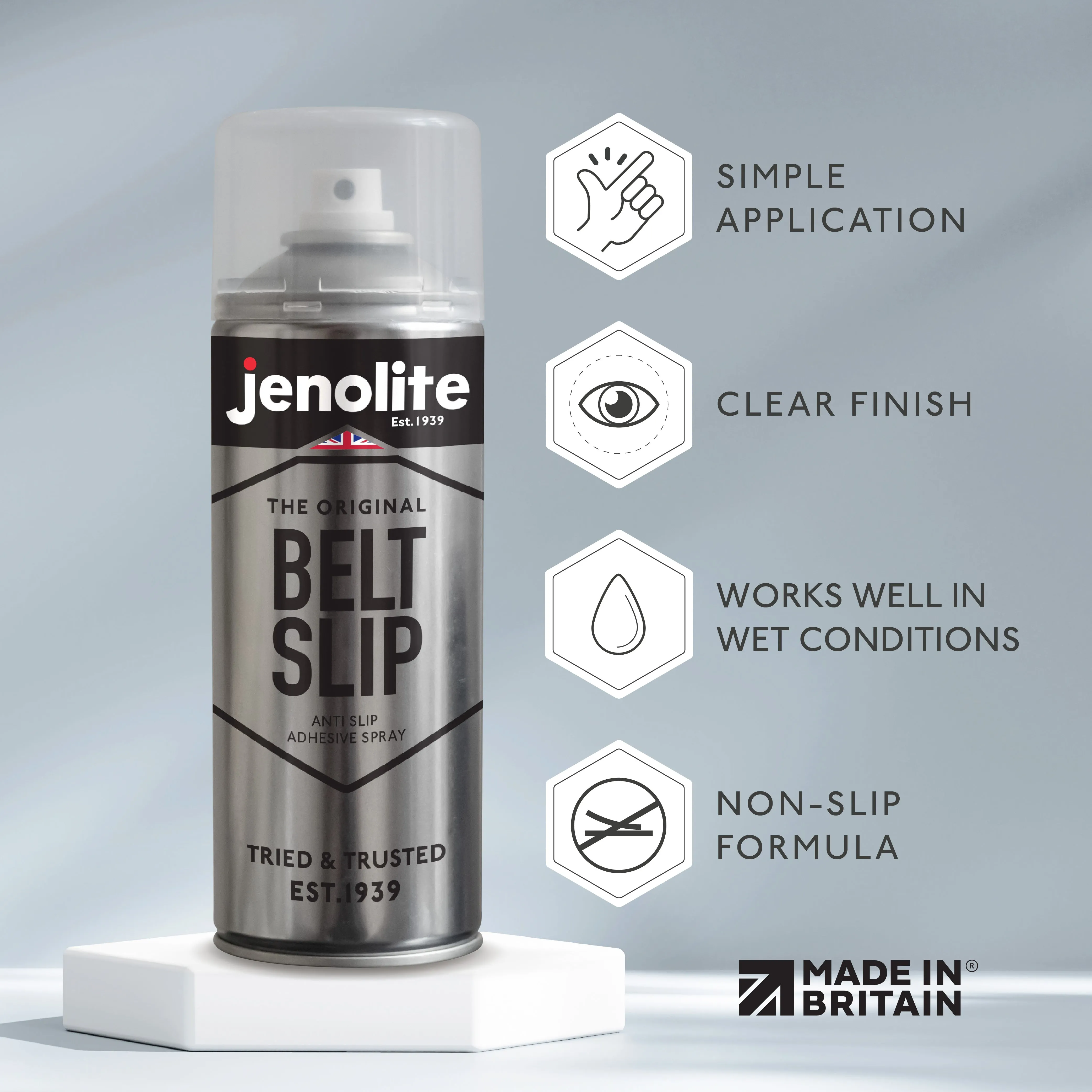 Belt Slip Adhesive Spray | 400ml  | Anti-Slip Solution for Belts & Pulley