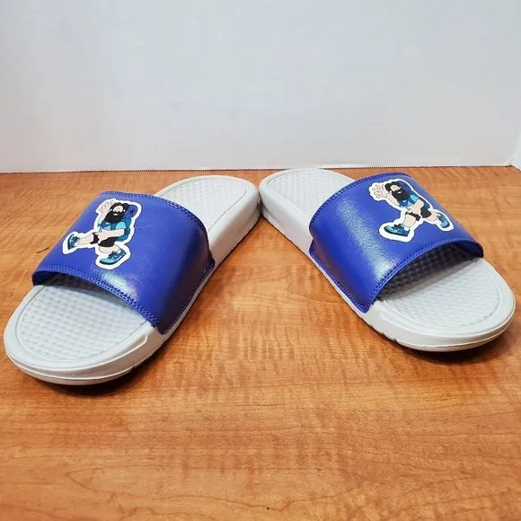 BENASSI JDI PRINT SLIDE 'HIKER CARTOON LIGHT BONE