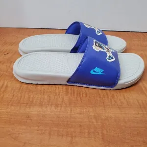 BENASSI JDI PRINT SLIDE 'HIKER CARTOON LIGHT BONE