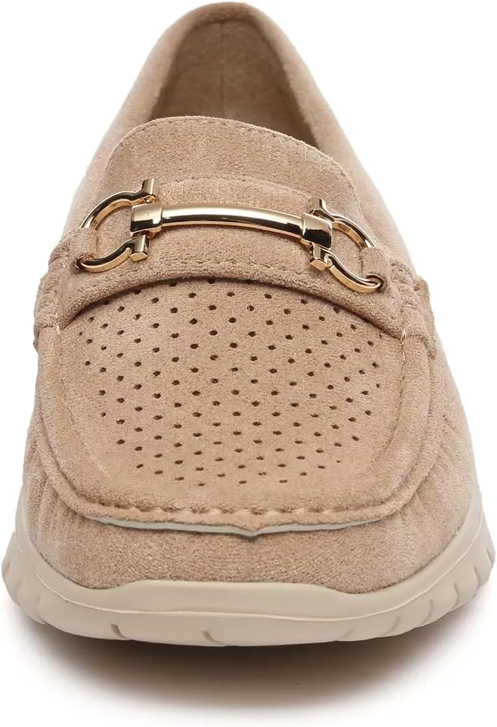 Bernal Loafers for Women Casual Moccasins Women's Comfortable & Lightweight Breathable Slip on Flat Shoes