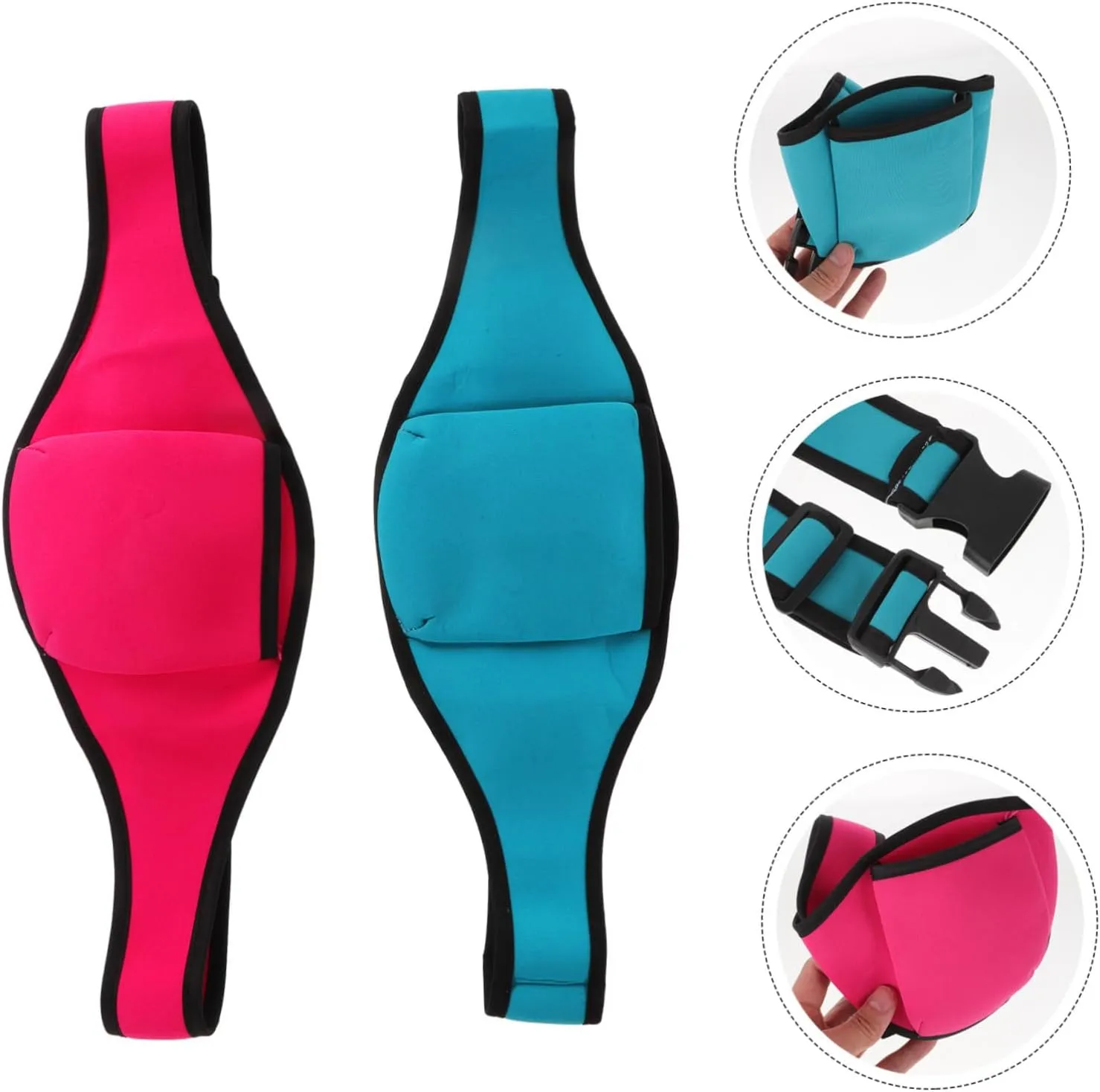 BESPORTBLE 1set Adjustable Mic Belt Bags for Fitness Trainers Comfortable Microphone Carrier Pouch Stabilizes Mic for Voice During Classes for Group Workouts 2pcs