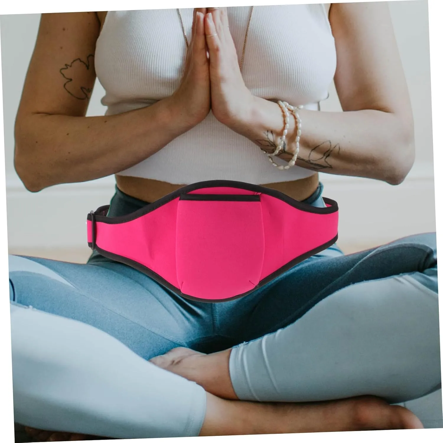 BESPORTBLE 1set Adjustable Mic Belt Bags for Fitness Trainers Comfortable Microphone Carrier Pouch Stabilizes Mic for Voice During Classes for Group Workouts 2pcs