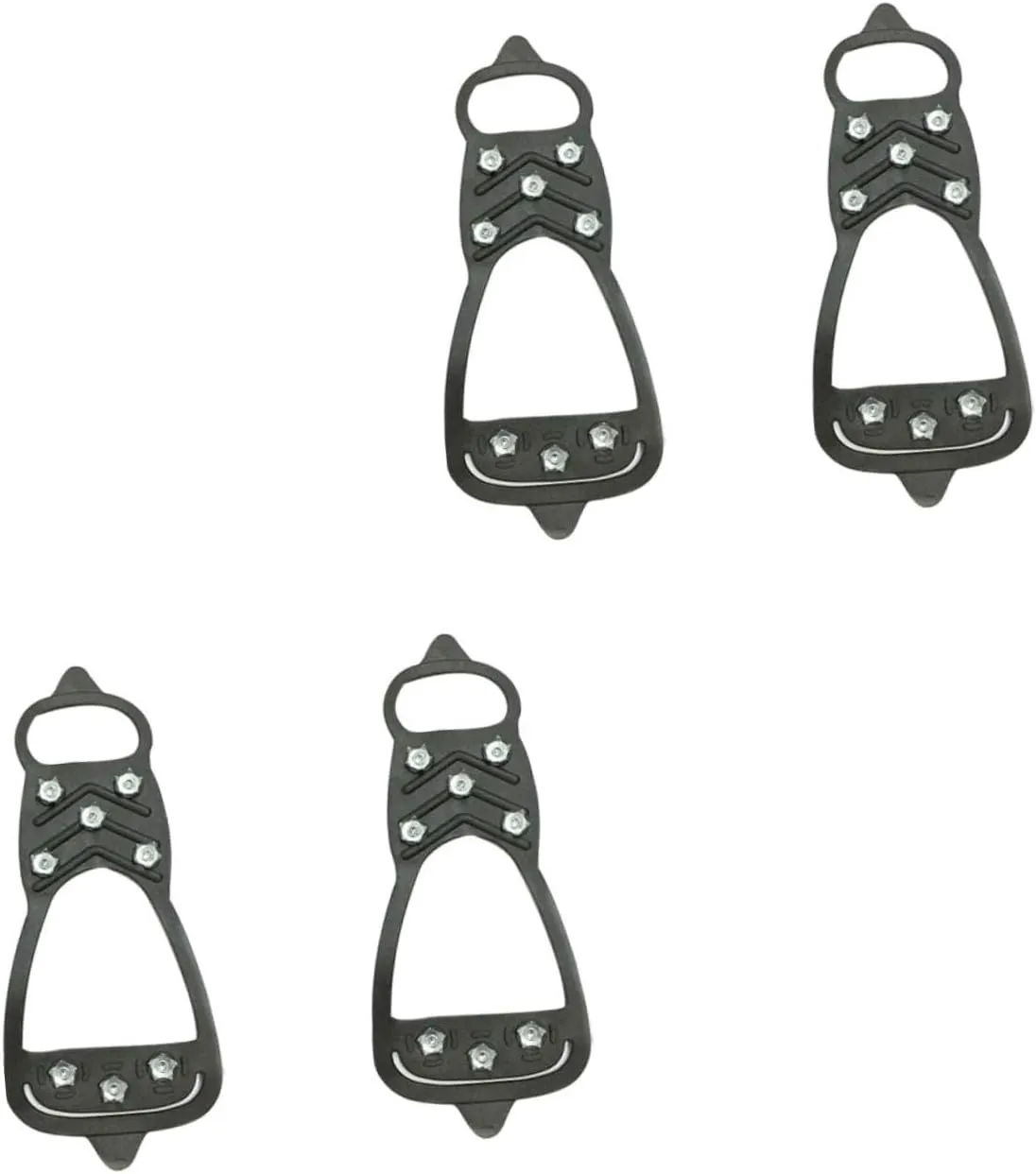 BESPORTBLE Anti-Slip Eight-Tooth Crampons Mountain Claw Shoe Grips Snowshoes Winter Anti-Slip Crampons Climbing