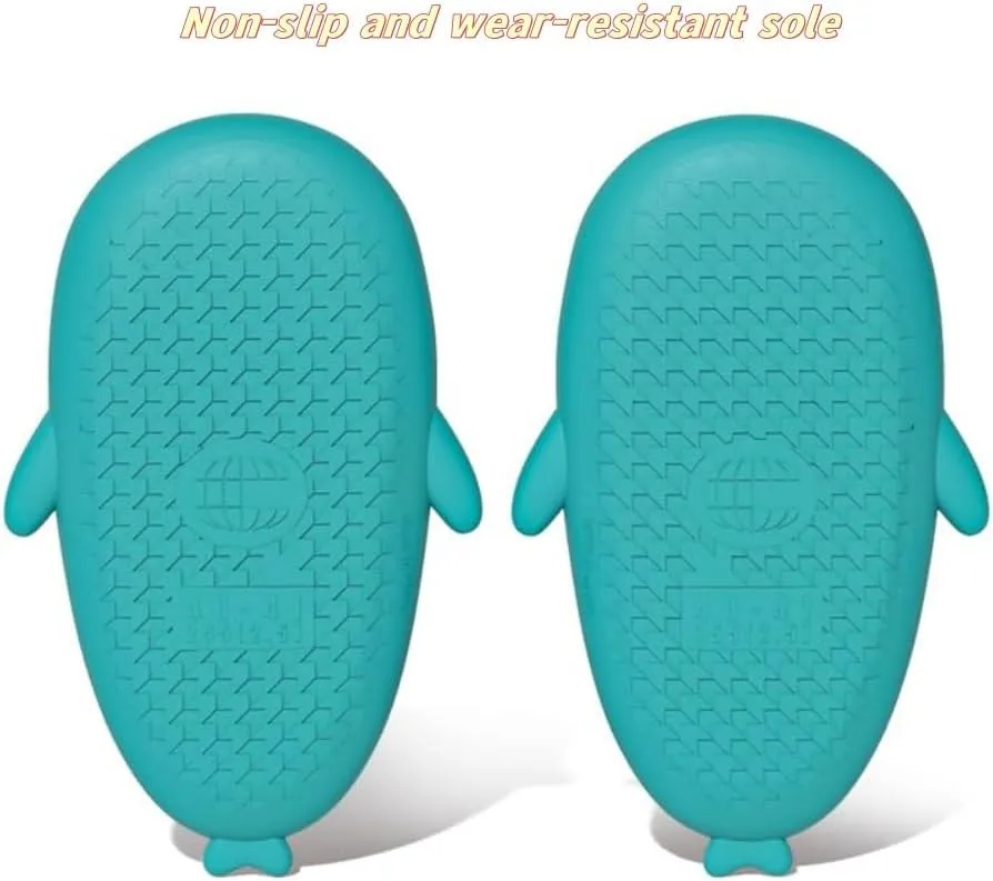 Big Eyes Shark Slides，Cute And Funny Unisex Big Eye Shark Slippers,Thick Sole Non-slip Shark Slippers.