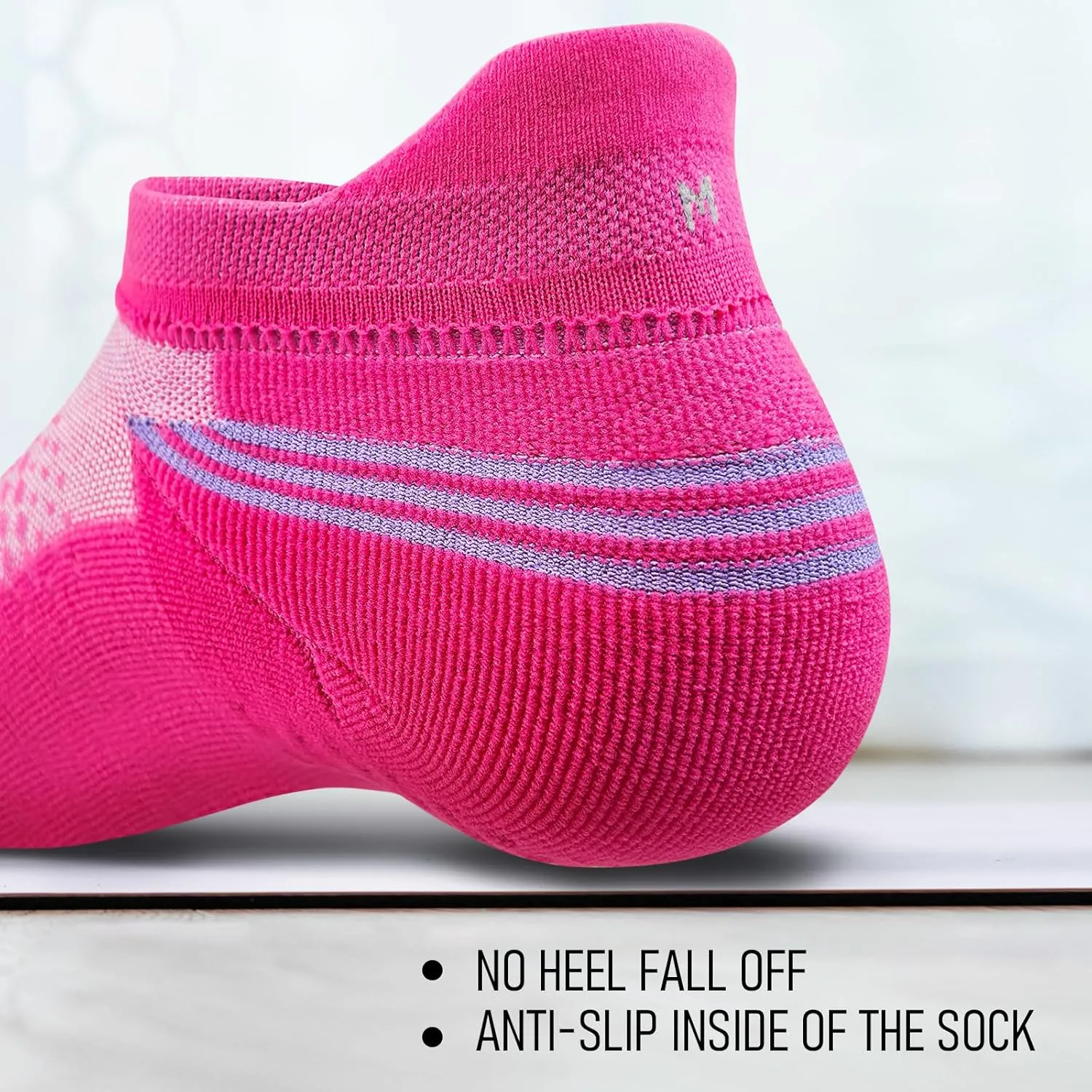 BKP Pilates Grip Socks,Yoga Socks for women,Non-slip Ballet Athletic Socks for Women Dance,Barre,Workout