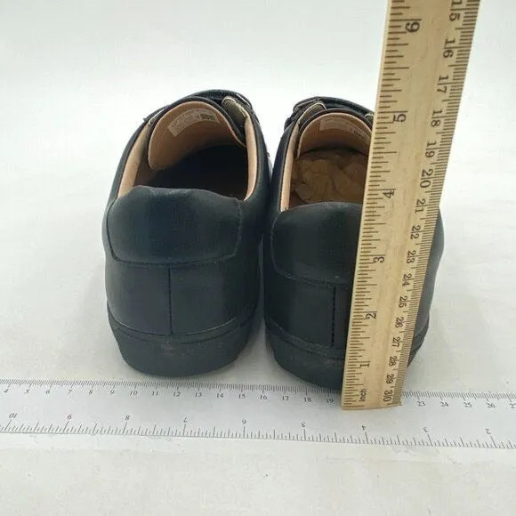 Black Slip On Running Shoes Walking Lightweight Workout Shoes Fashion Sneakers