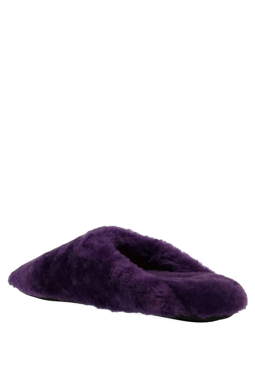 Bliss Genuine Shearling Slide