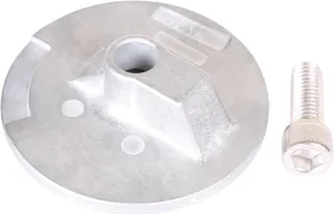 Boat Engine 97-762144 Flat Trim Tab Anode for Mercury Mariner Mercruiser Quicksilver Bravo 2 3 III Anti-Ventilation and Vazer Drives Outboard Motor