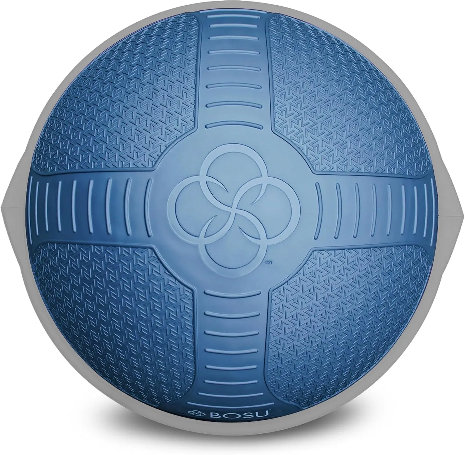 BOSU NexGen 25IN Home Fitness Exercise Gym Strength Flexibility Balance Trainer with Rubberized Non Skid Surface and Hand Air Pump