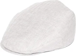BOTVELA Men Linen Flat Ivy Breathable Summer Newsboy Hat