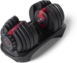 Bowflex SelectTech 552 Dumbbell, Single, brown box