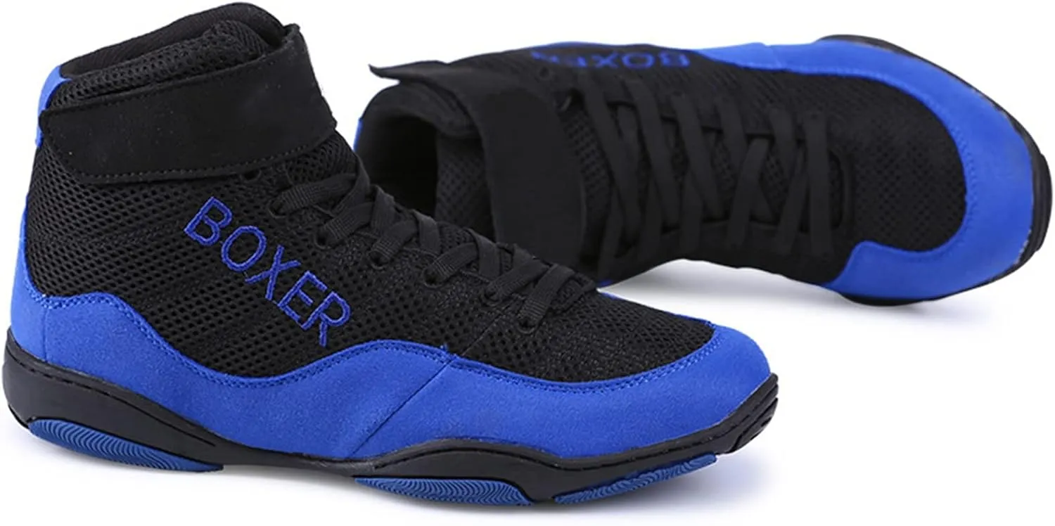 Boxing Shoe for Women, Wrestling Trainers Anti-Slip Kickboxing Training Sneakers Ladies Boxing Footwear