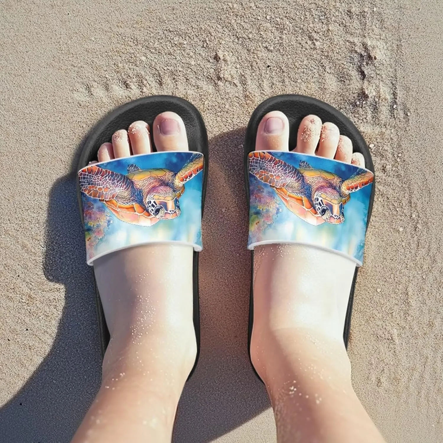 Boys Girls Slide Sandals Comfort Beach Pool Shower Slippers Indoor Outdoor Little Kid/Big Kid